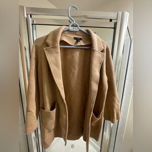 J Crew Sweater - XS - Cardigan Sweater - Cotton Sweater - Iced Coffee - Slimfit